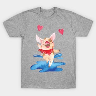 Happy Dancing Pig T-Shirt